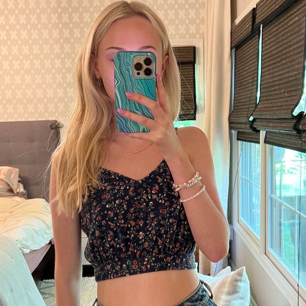 Xs Floral Tank top Tillys